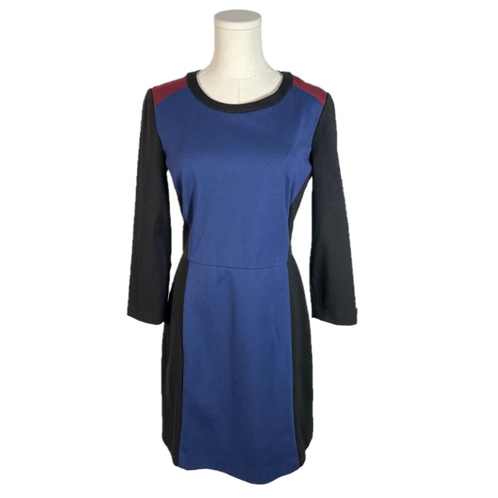 Club Monaco 3/4 Sleeve Colorblock Dress Size 8